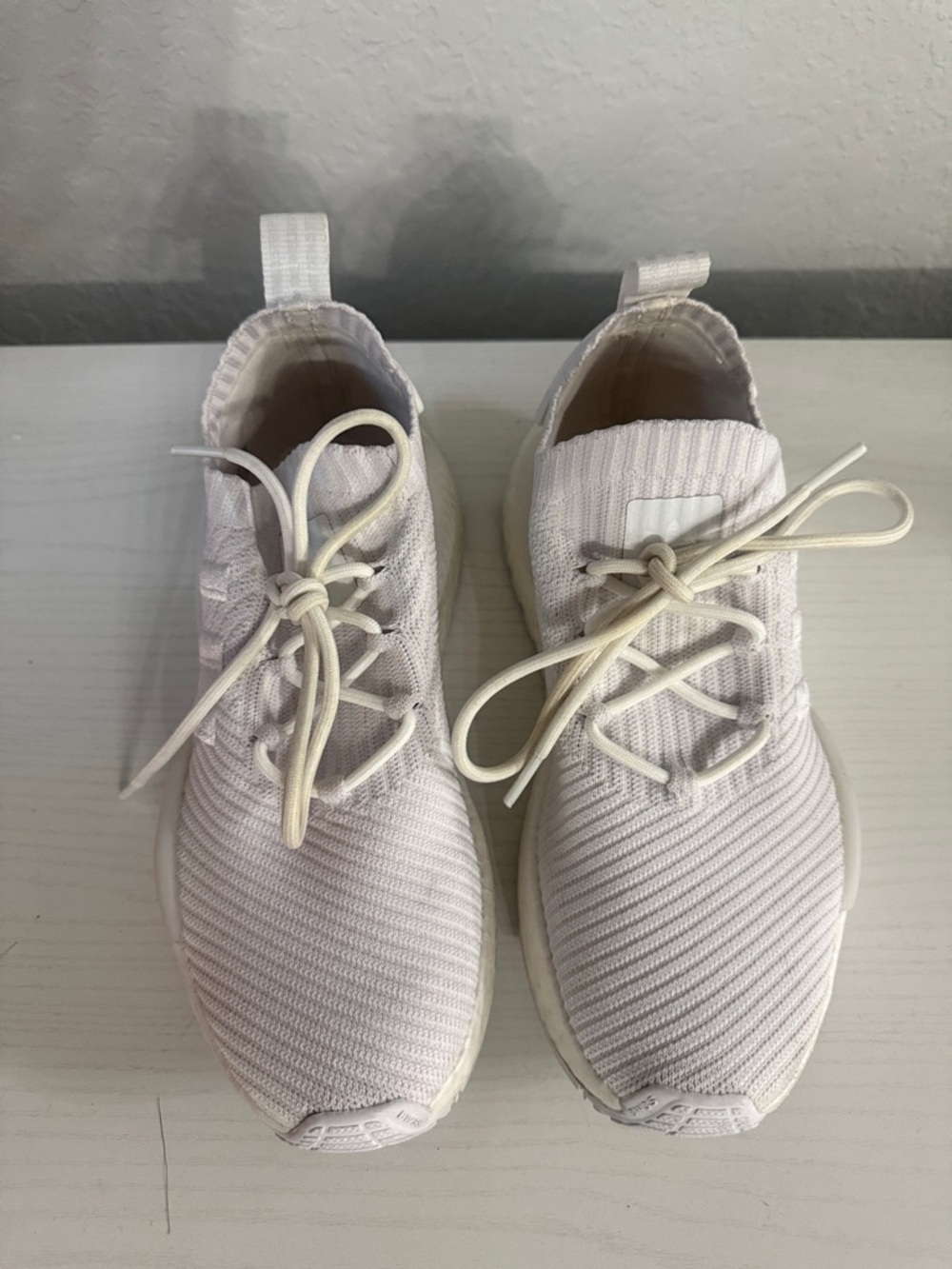 adidas Kids Knit Athletic Sneakers - White